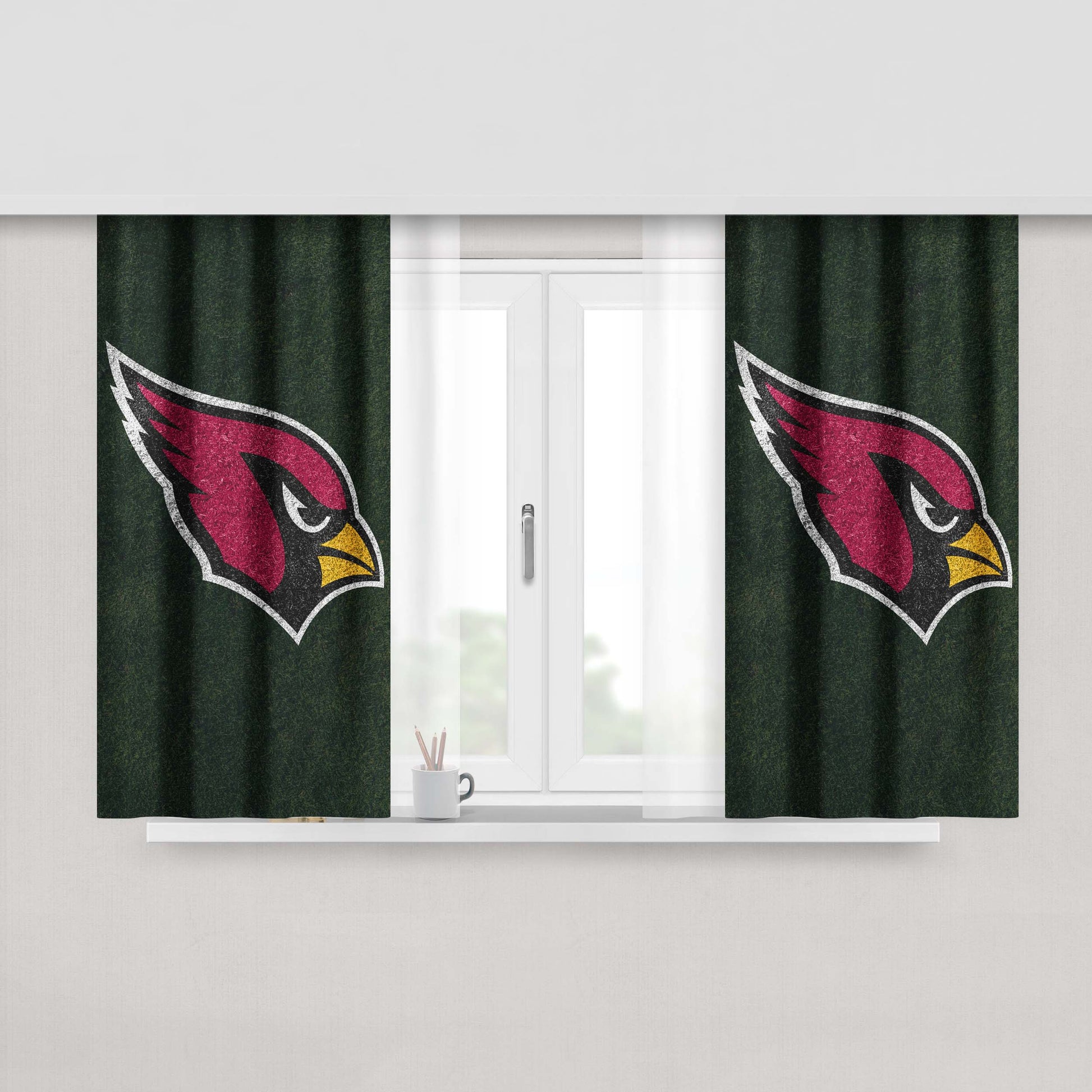 Arz Grass Mobile Peach Skin Window Curtains