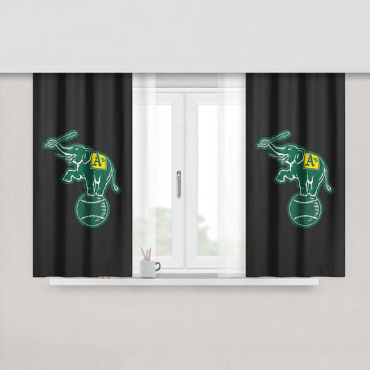 As Animal Peach Skin Window Curtains