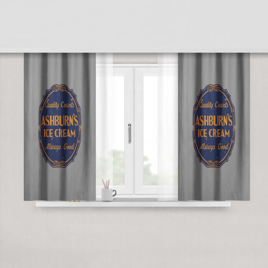 Ashburn'S Ice Cream Peach Skin Window Curtains