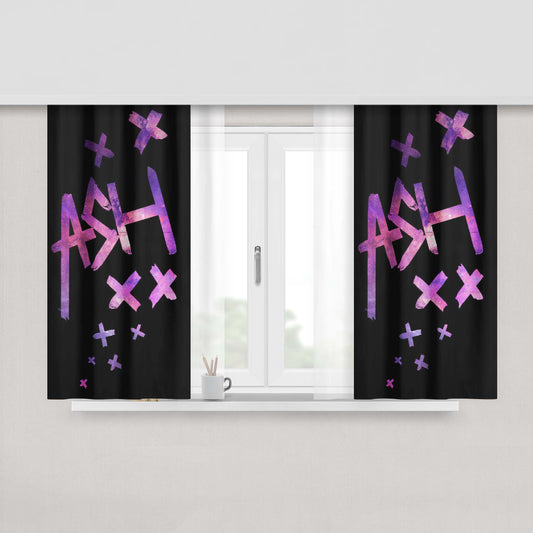 Ashton Irwin Ash 5Sos Peach Skin Window Curtains