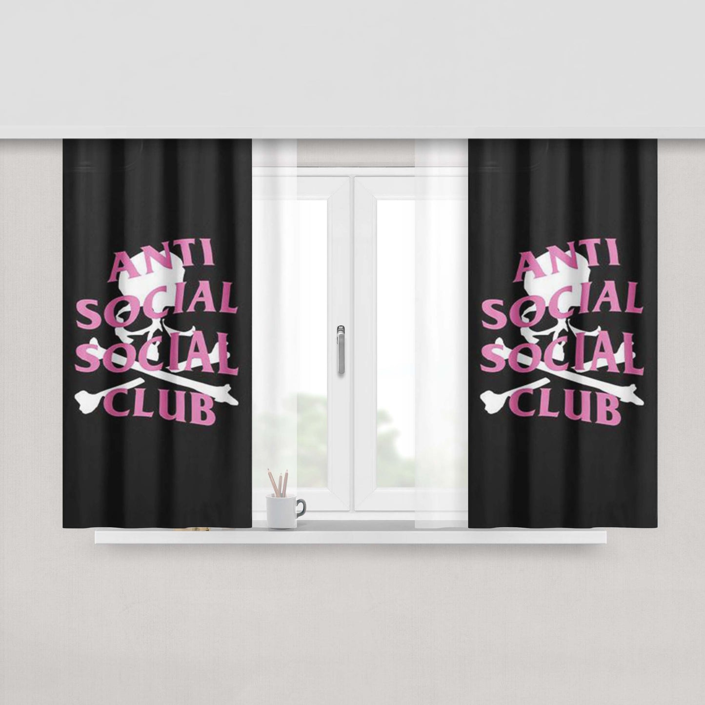 Assc X Mastermind Peach Skin Window Curtains