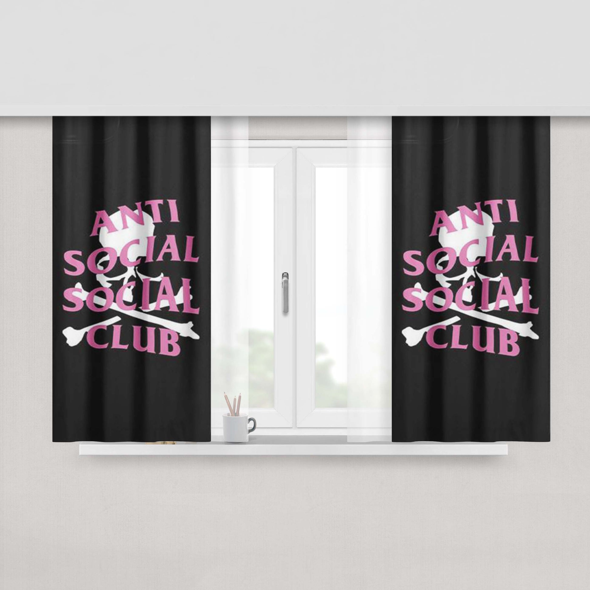 Assc X Mastermind Peach Skin Window Curtains