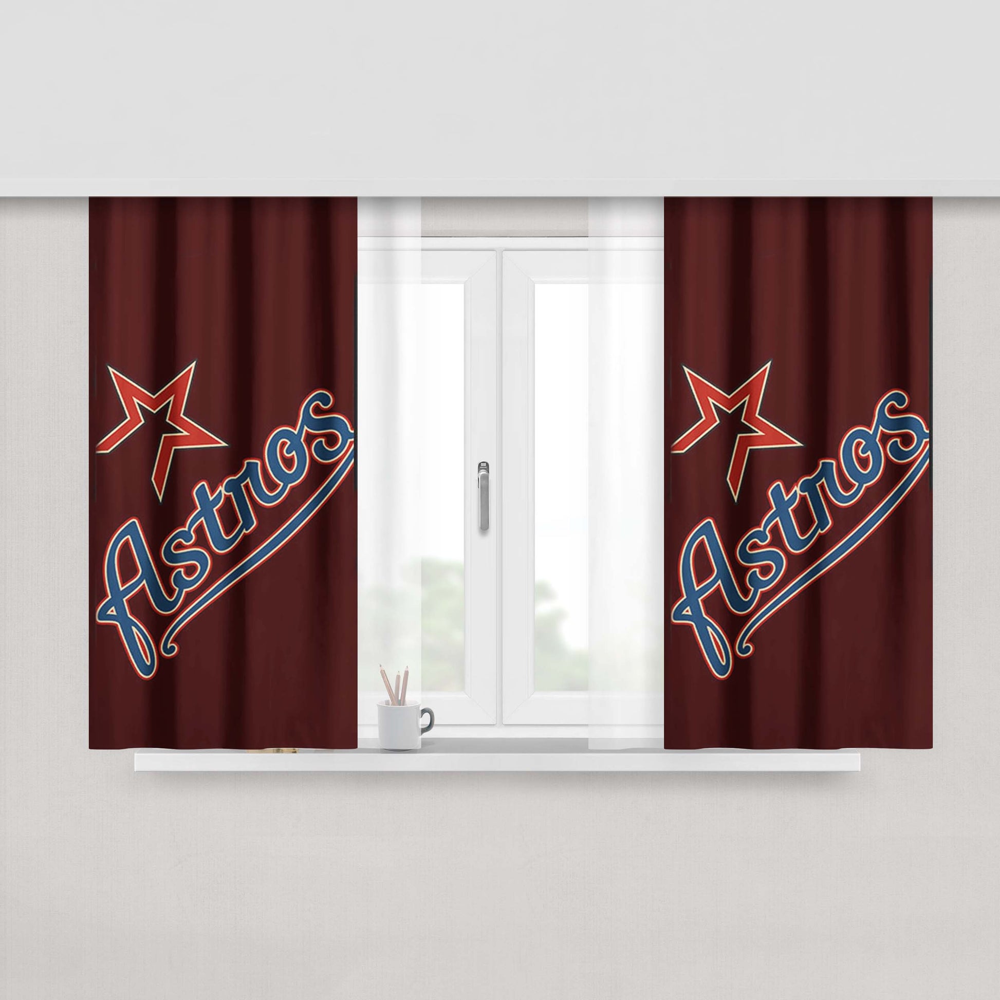 Astors Peach Skin Window Curtains