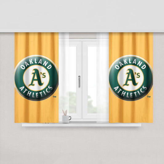 Athletic Oaklan Peach Skin Window Curtains