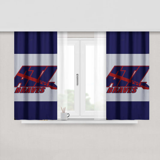 Ati Braves Peach Skin Window Curtains
