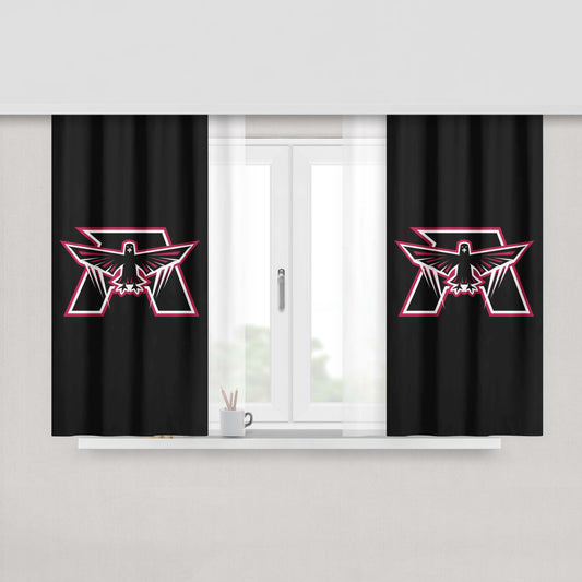 Atlanta Falcons Clipart Peach Skin Window Curtains