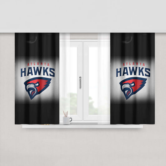 Atlanta Hawks Presentation Peach Skin Window Curtains