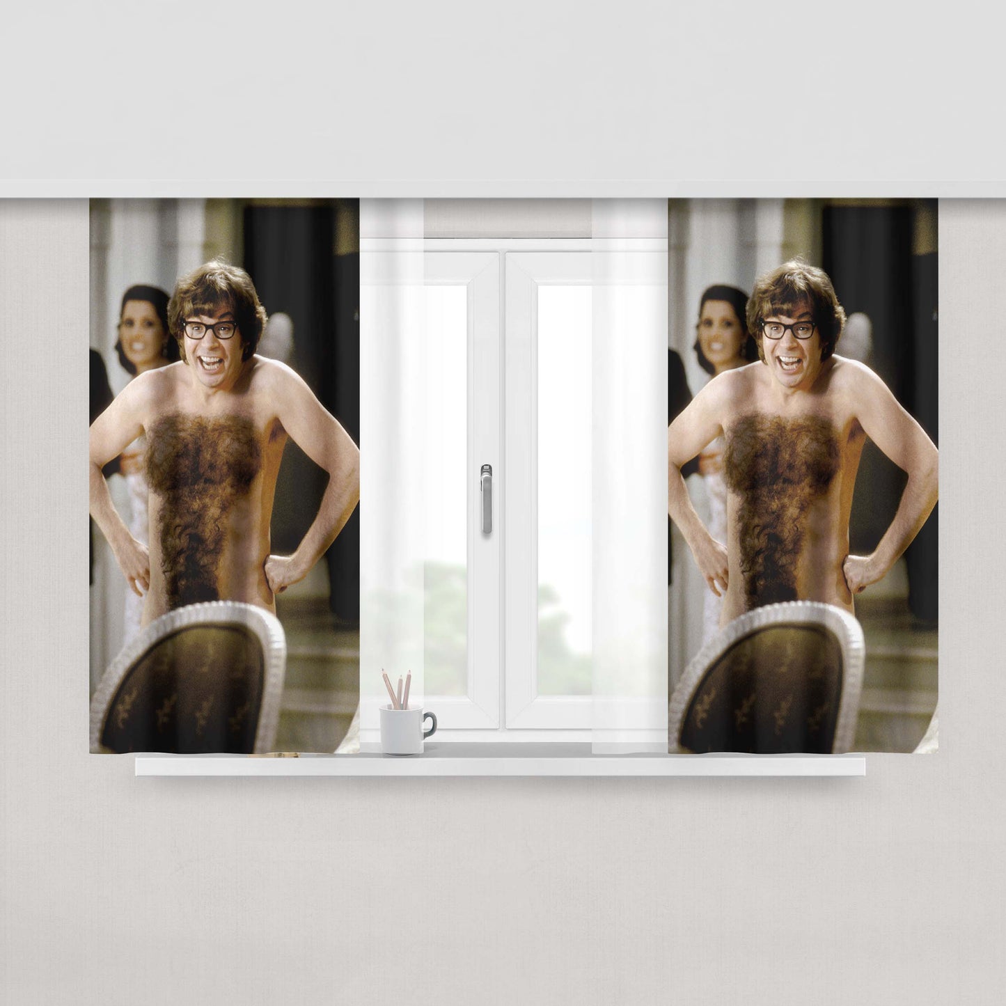Austin Power Peach Skin Window Curtains