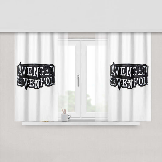 Avenged Sevenfold Peach Skin Window Curtains