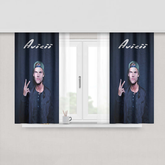 Avicii Peach Skin Window Curtains