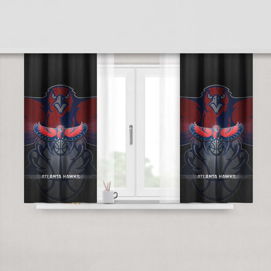 Awesome Art Design Peach Skin Window Curtains