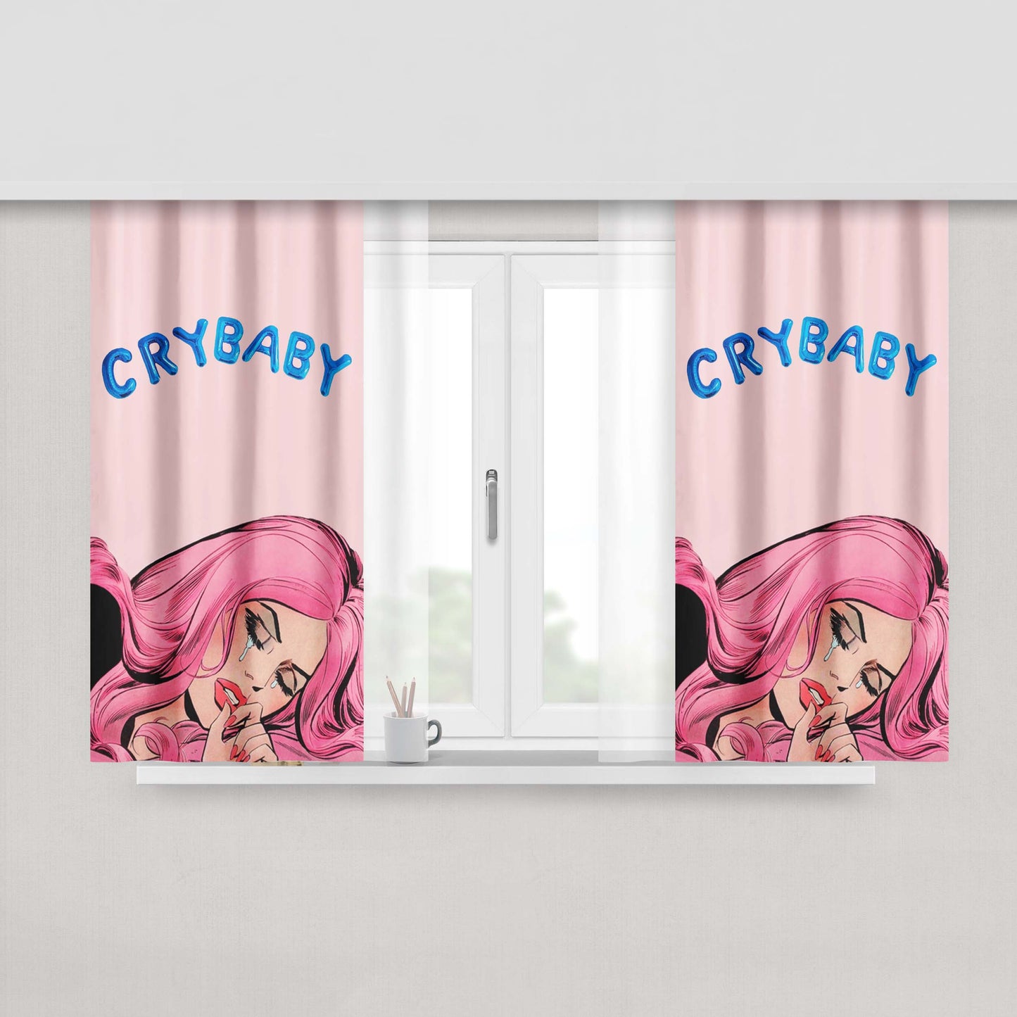 Awesome Dragon Ball Goku Transform Peach Skin Window Curtains