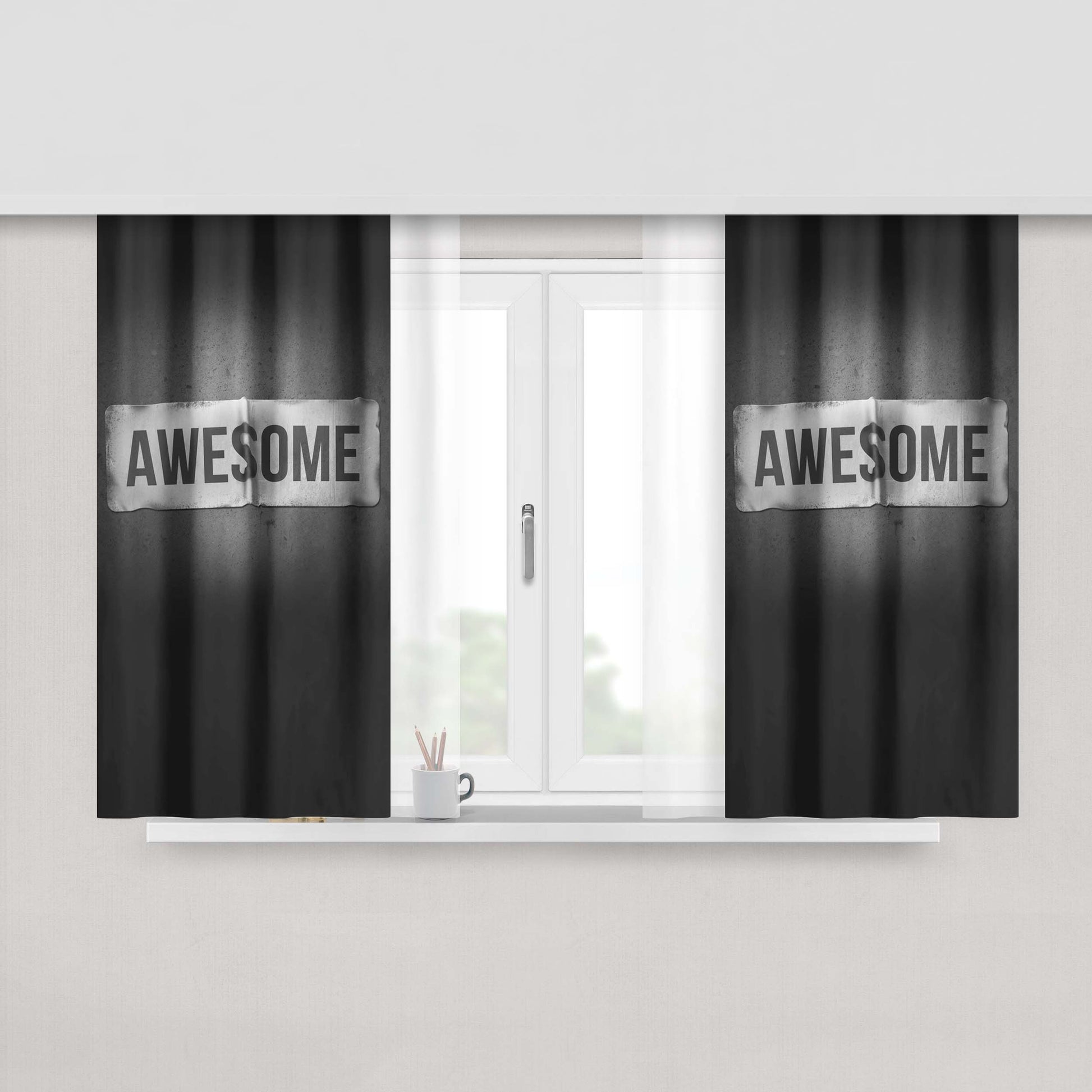 Awesome Peach Skin Window Curtains
