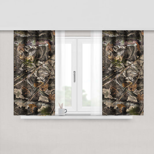 Browning Deer Love Peach Skin Window Curtains