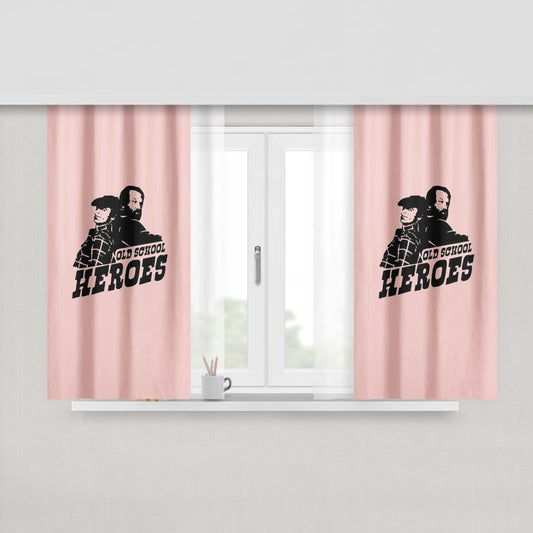 Bud Spencer E Terence Hill Old School Peach Skin Window Curtains