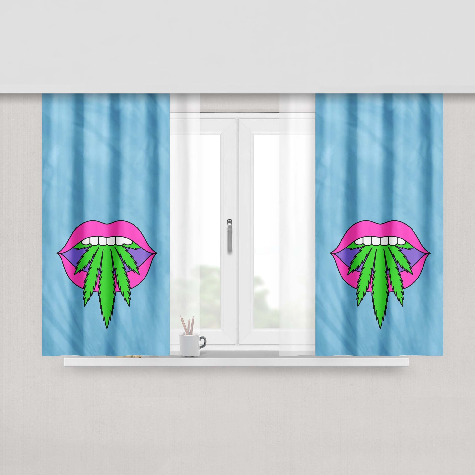 Buds Wallpaper Primitive Skate Peach Skin Window Curtains