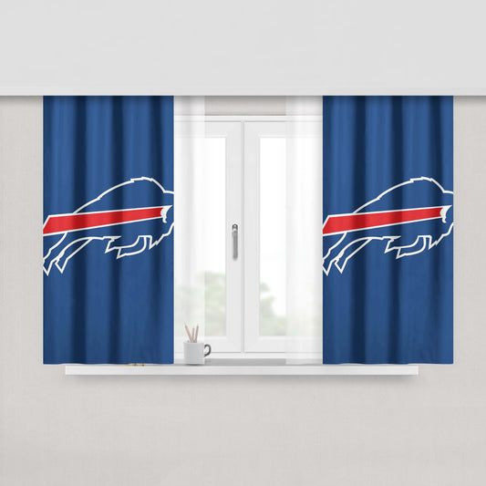 Bulls Sport Club Peach Skin Window Curtains