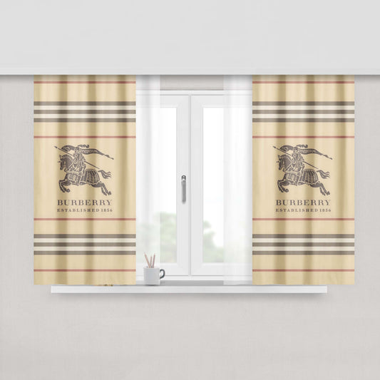 Burberry Trench Coat Peach Skin Window Curtains
