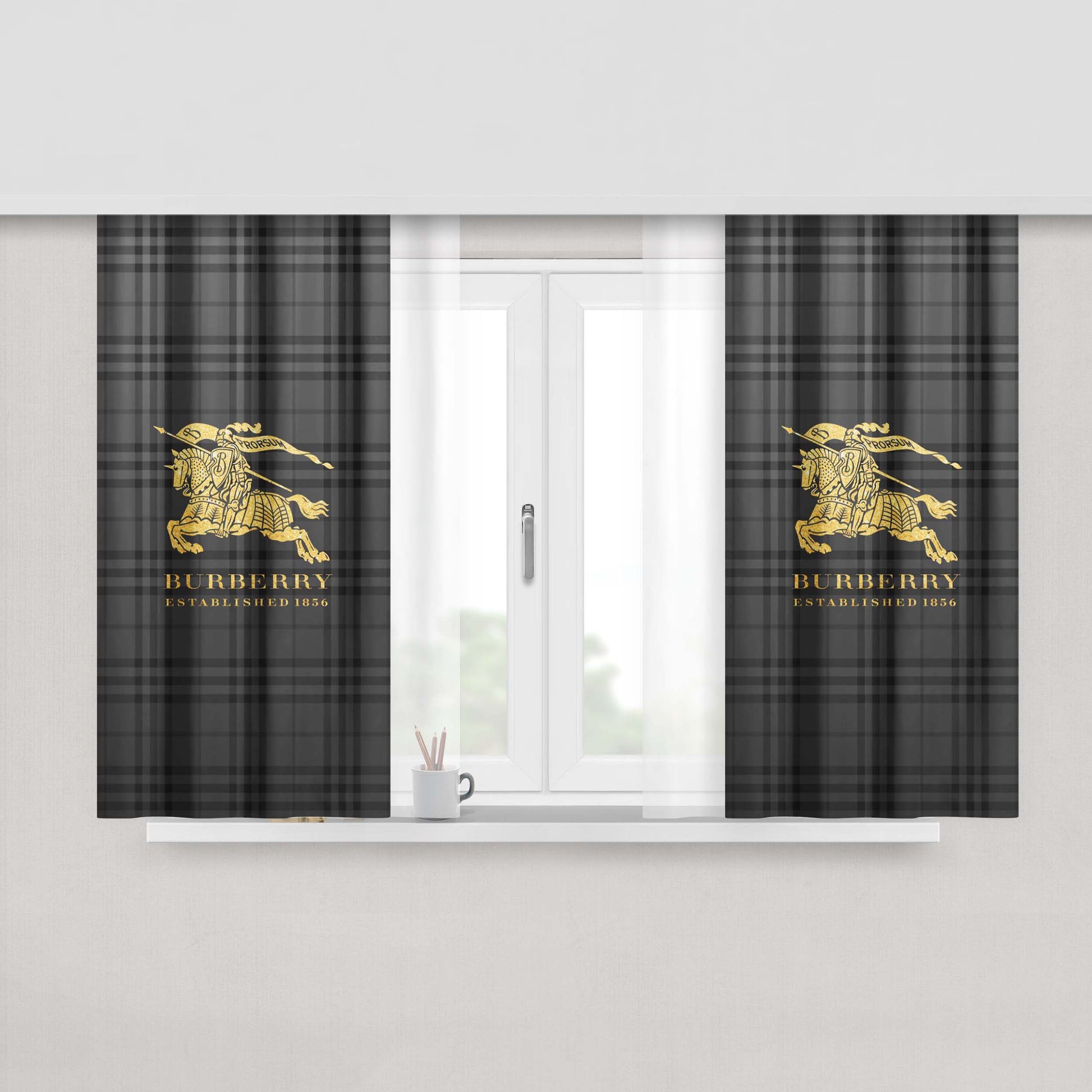 Burberry Peach Skin Window Curtains