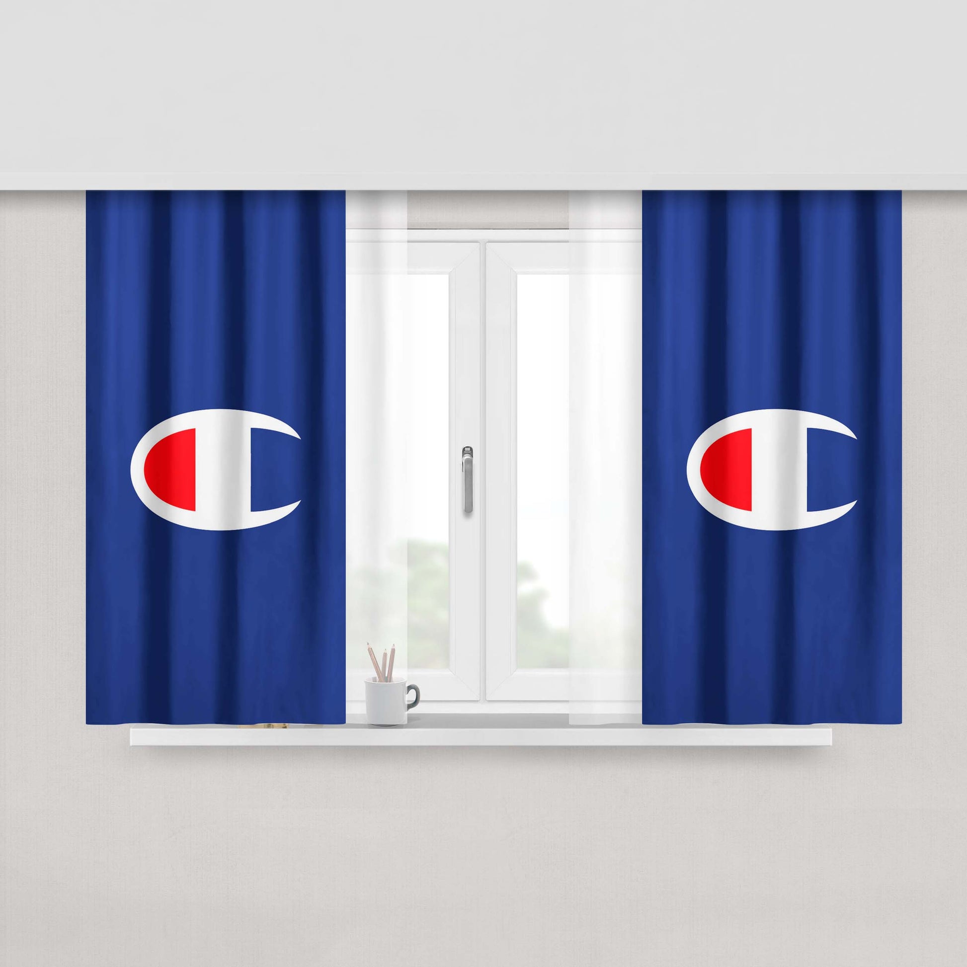 C3Po Art Peach Skin Window Curtains