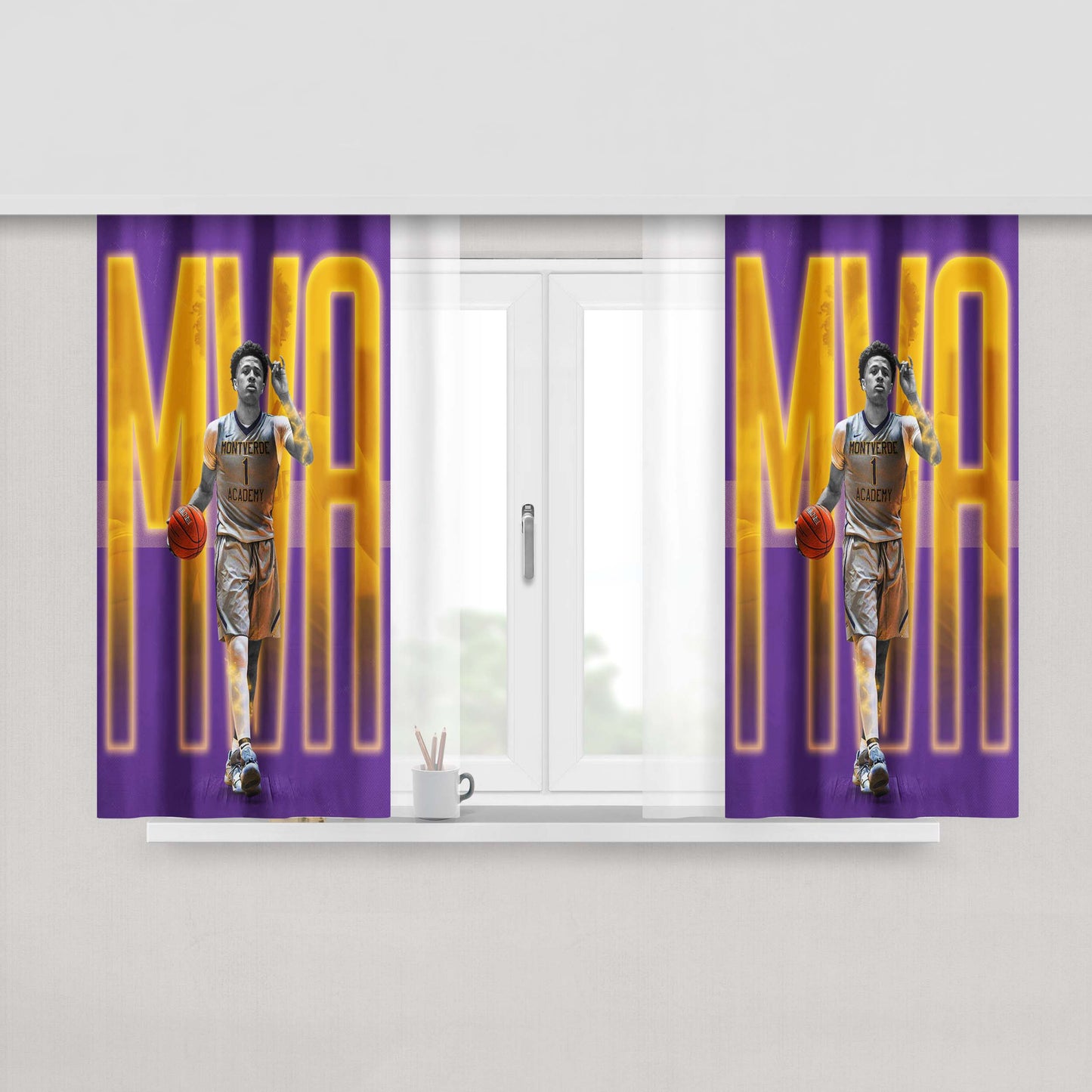 Cade Cunningham Mva Peach Skin Window Curtains