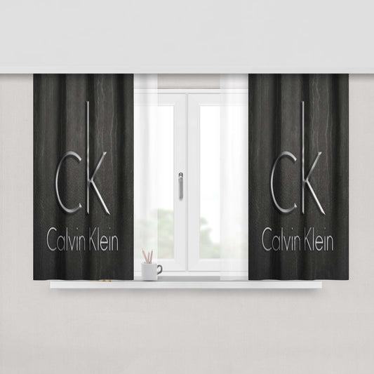 Calvin Klein Leather Peach Skin Window Curtains