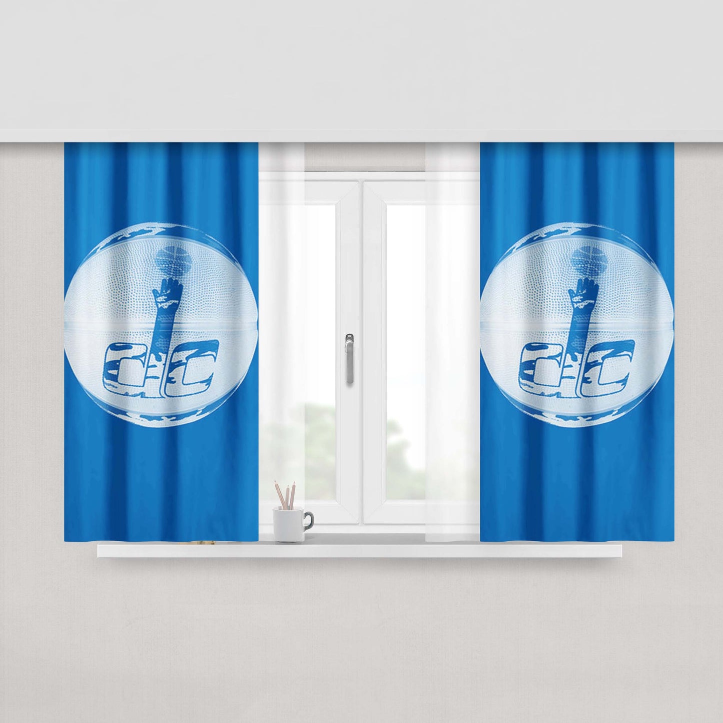 Camoball Peach Skin Window Curtains