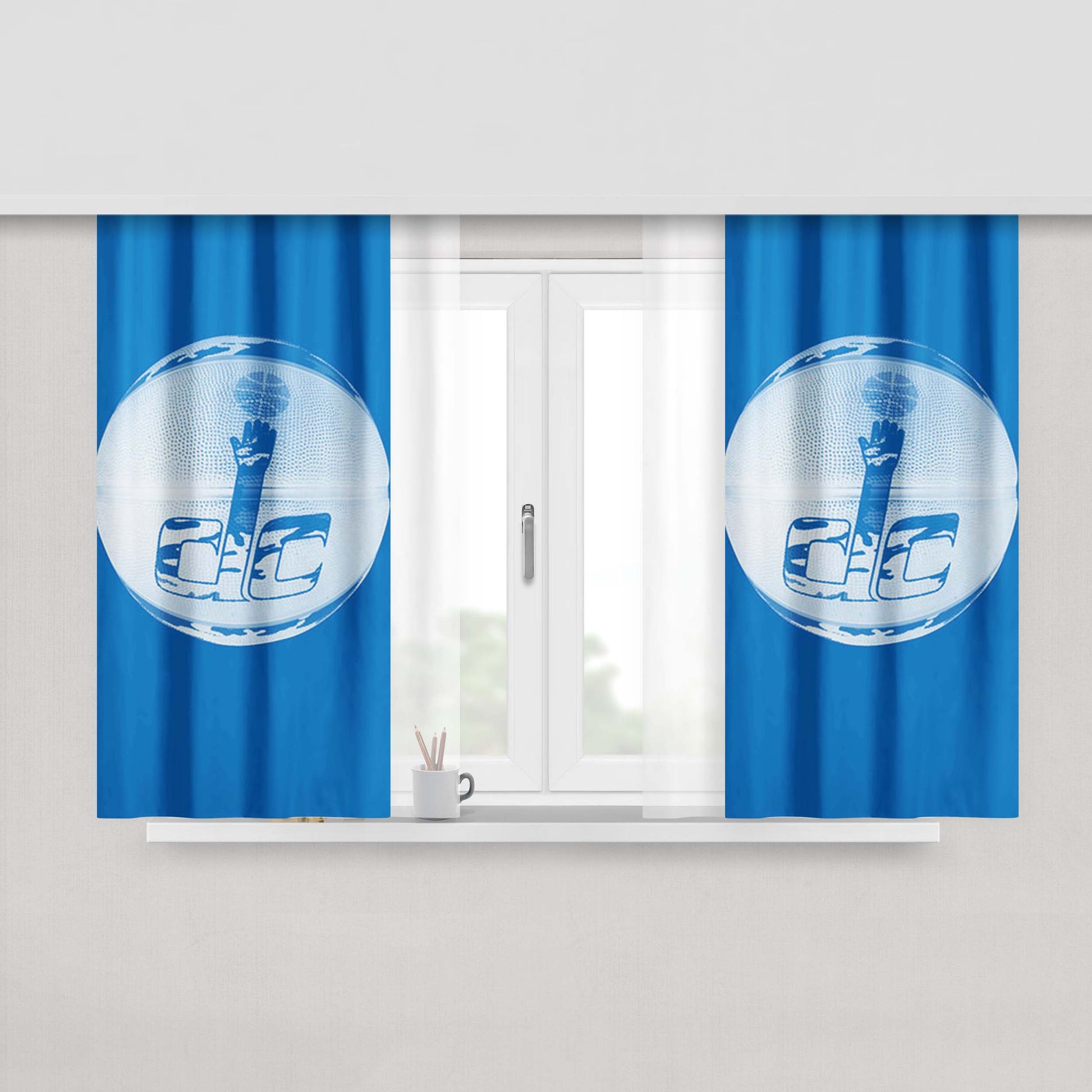 Camoball Peach Skin Window Curtains