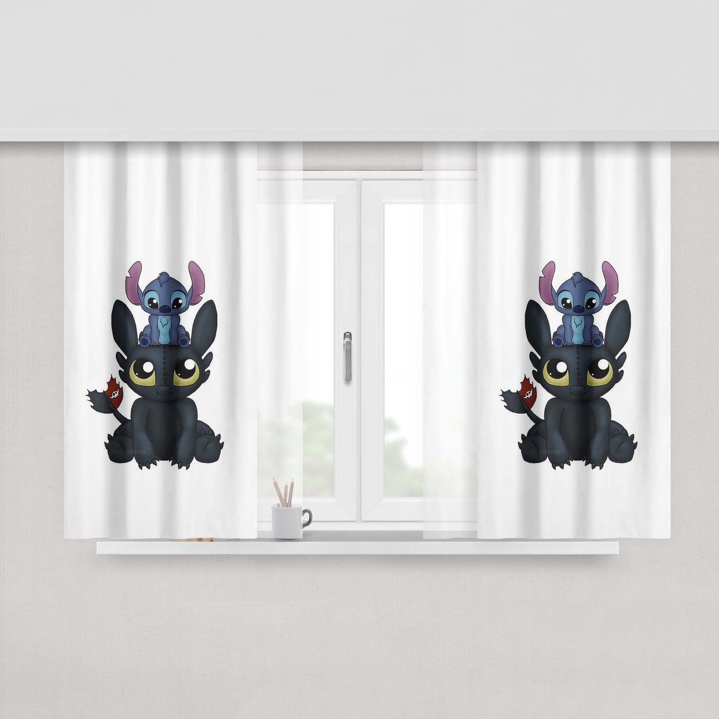 Can Am X Team Peach Skin Window Curtains