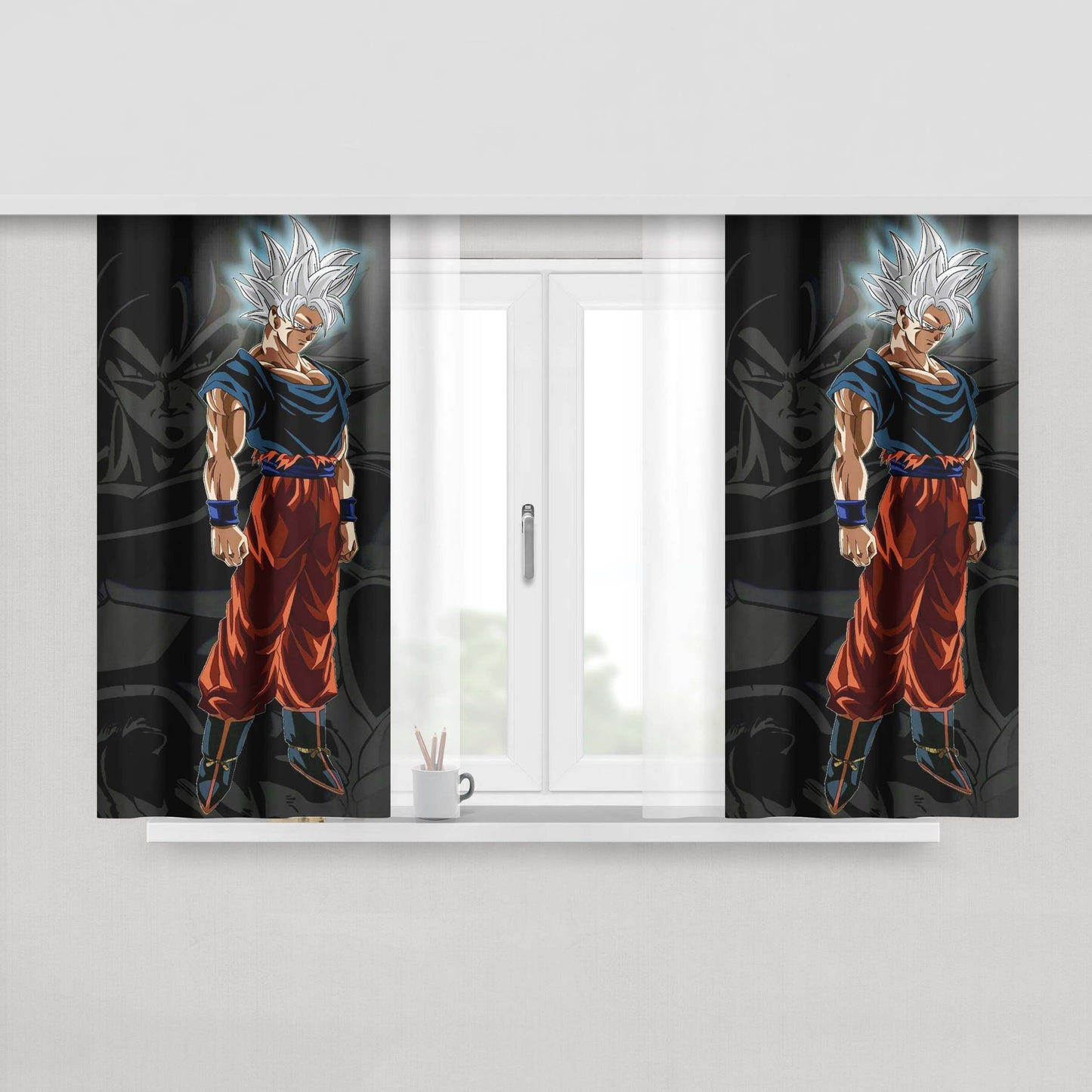 Canvas Peach Skin Window Curtains