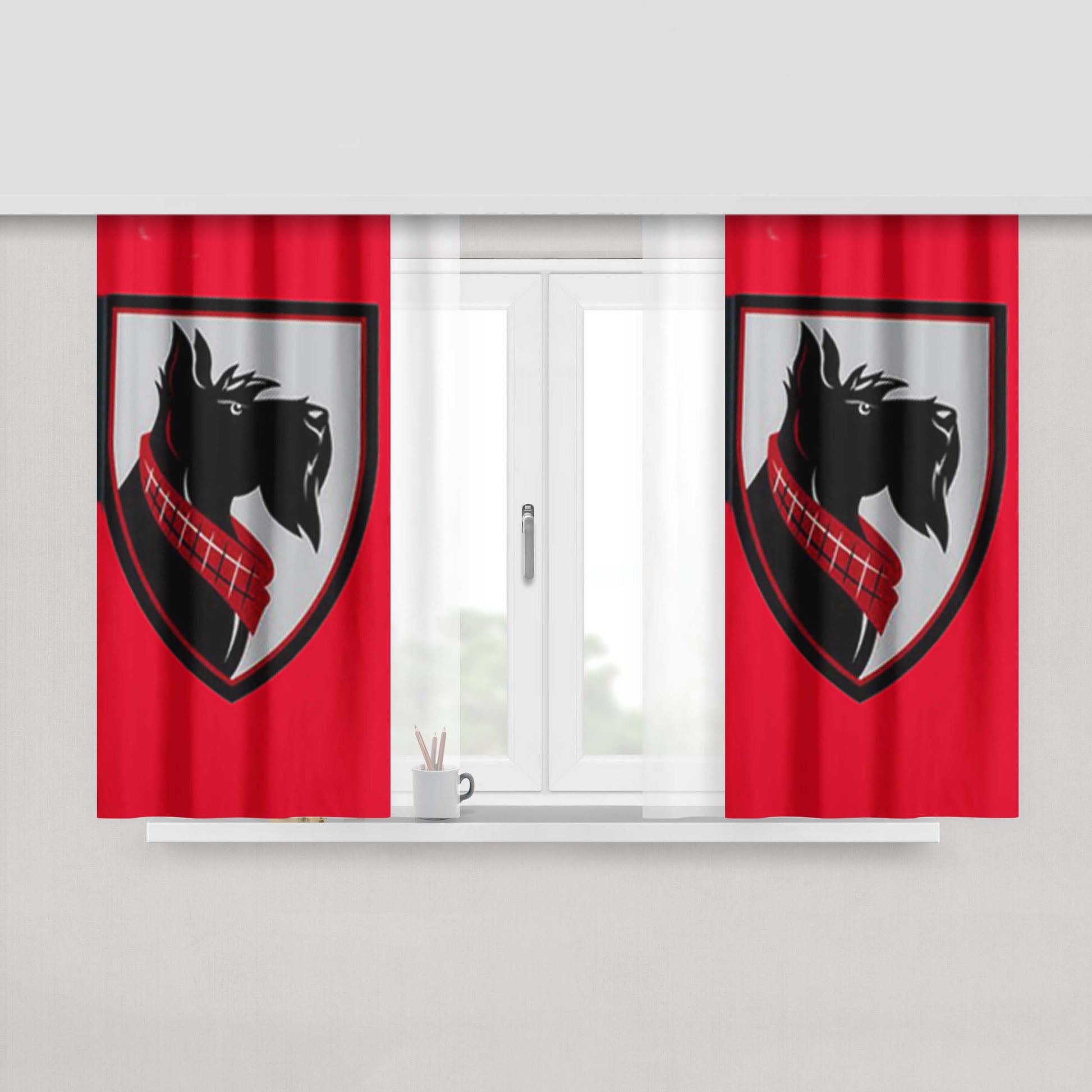 Carnegie Mellon University Peach Skin Window Curtains