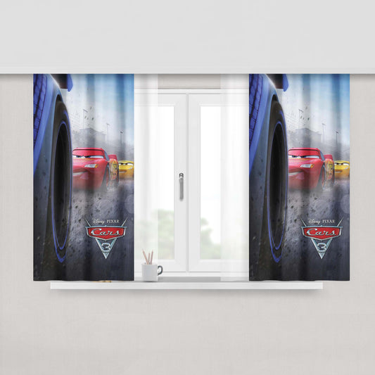 Cars 3 Disnsey Peach Skin Window Curtains