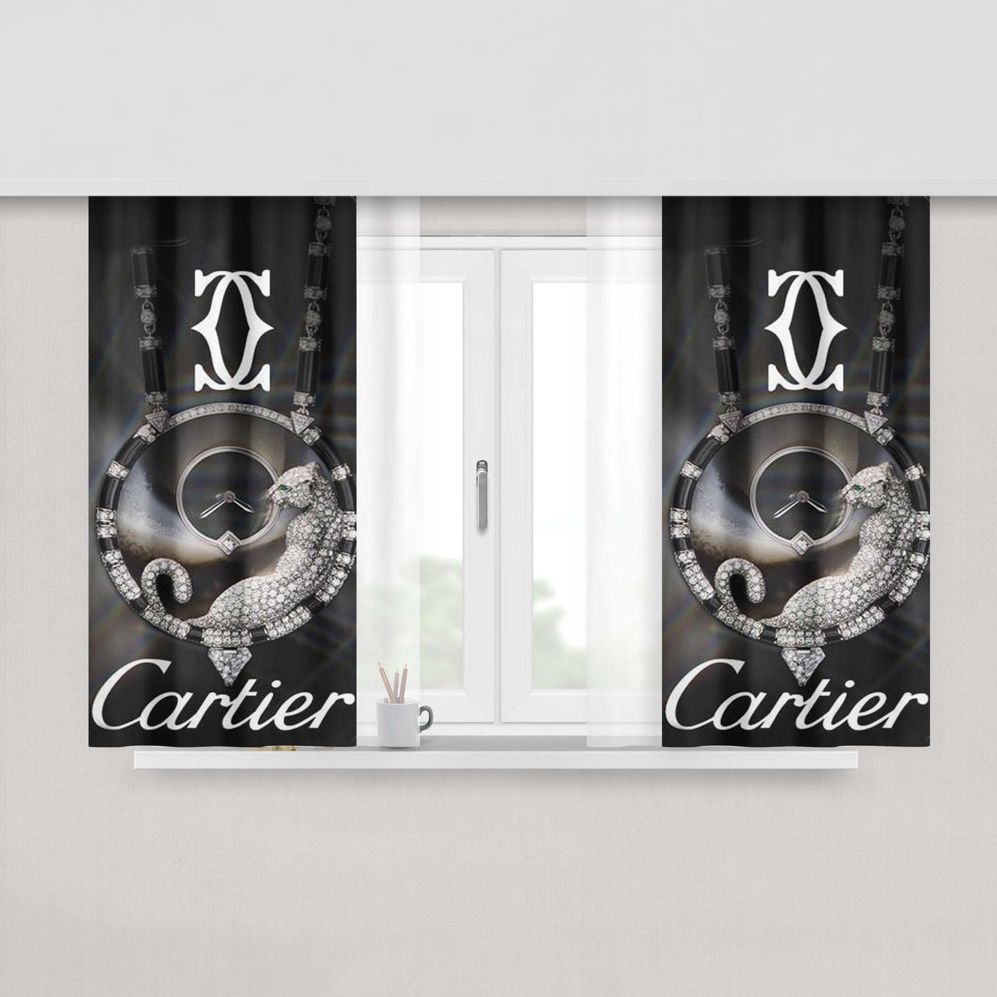 Cartier Peach Skin Window Curtains