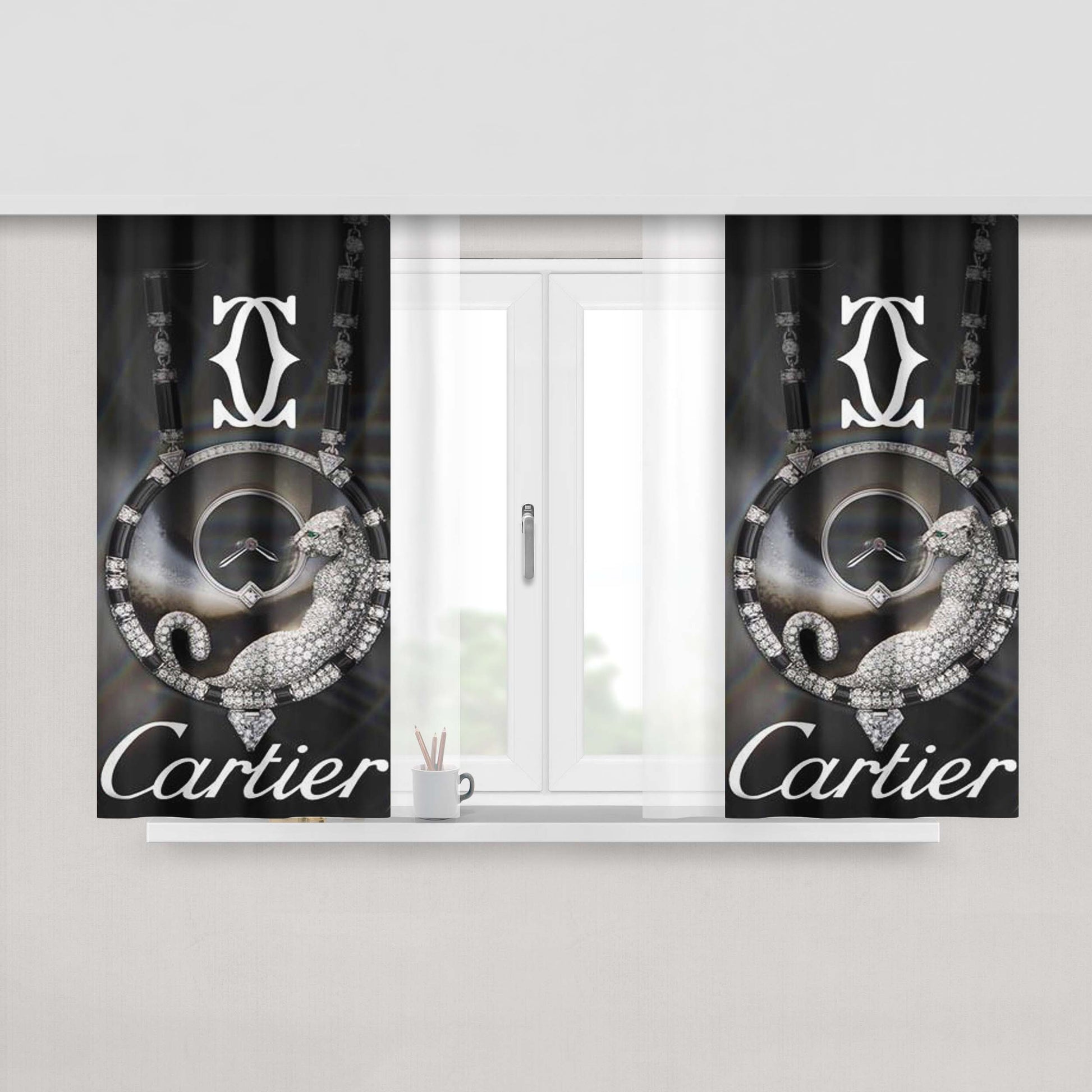 Cartier Peach Skin Window Curtains