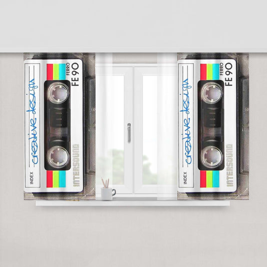 Cassette Player Fe90 Peach Skin Window Curtains