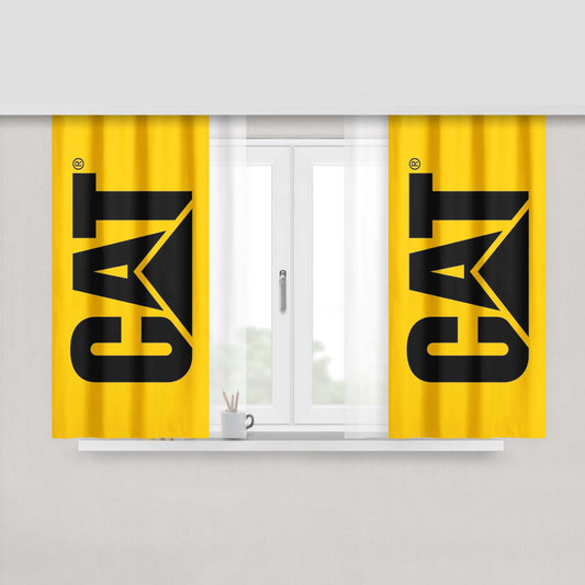 Caterpillar 5 Peach Skin Window Curtains