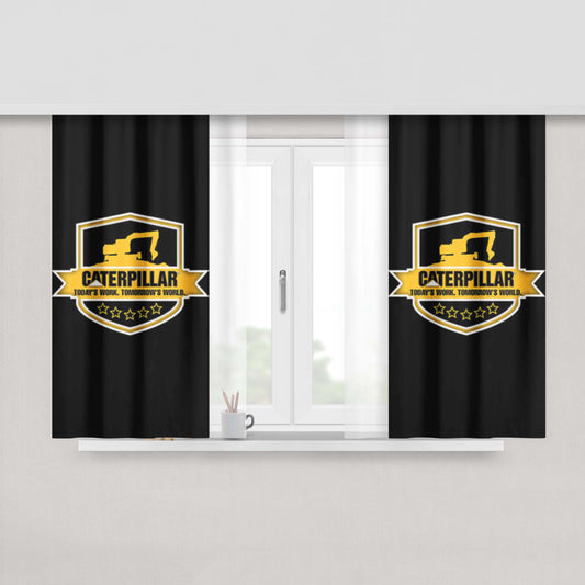 Caterpillar Quotes Peach Skin Window Curtains