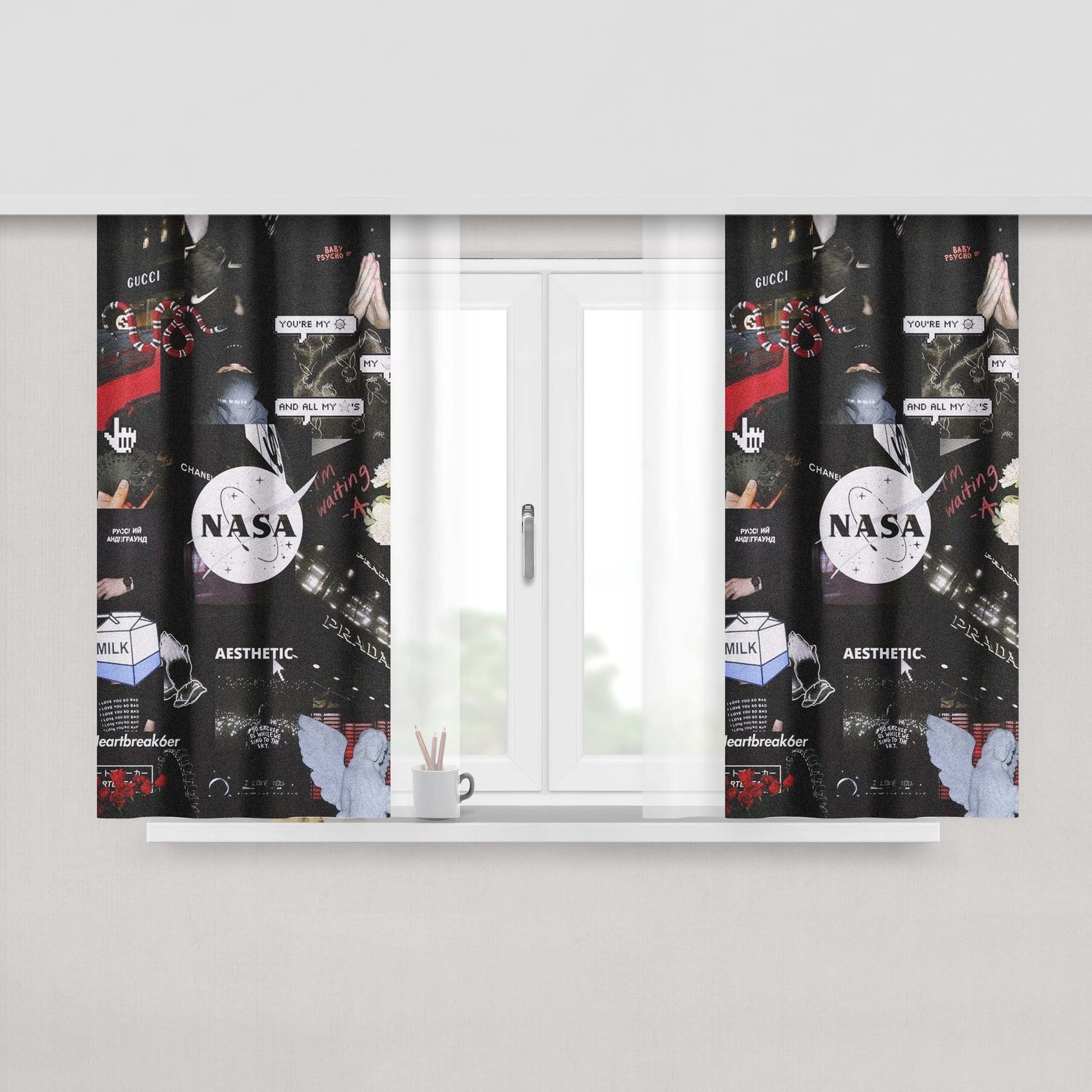 Cep Telefonu Peach Skin Window Curtains