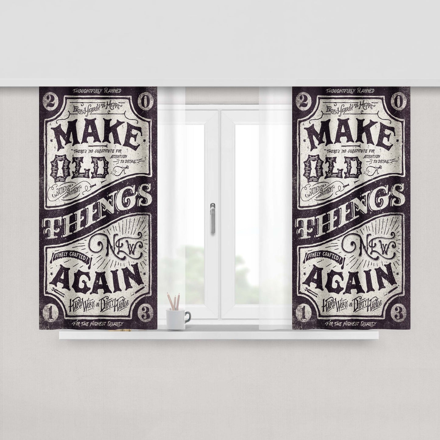 Cerberus Helltaker Peach Skin Window Curtains