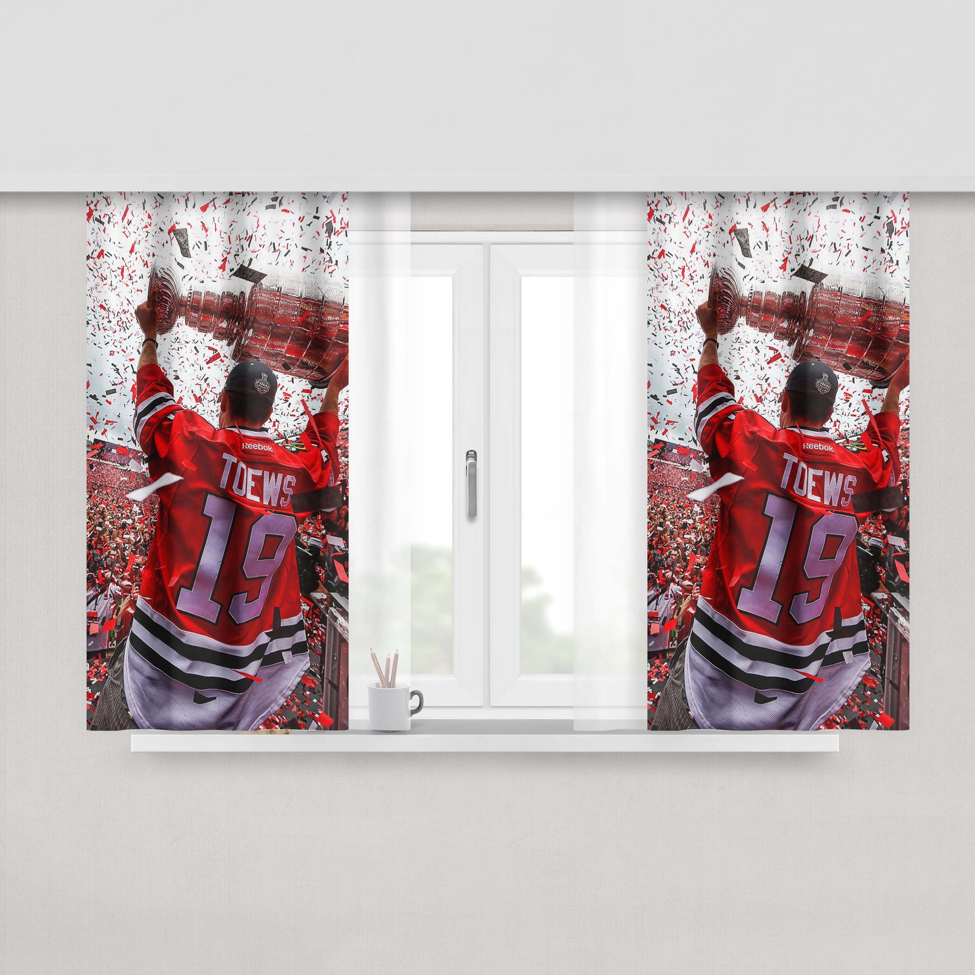 Cerro Porteno Hd Logo Peach Skin Window Curtains