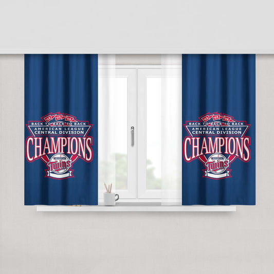 Champion Twins Peach Skin Window Curtains