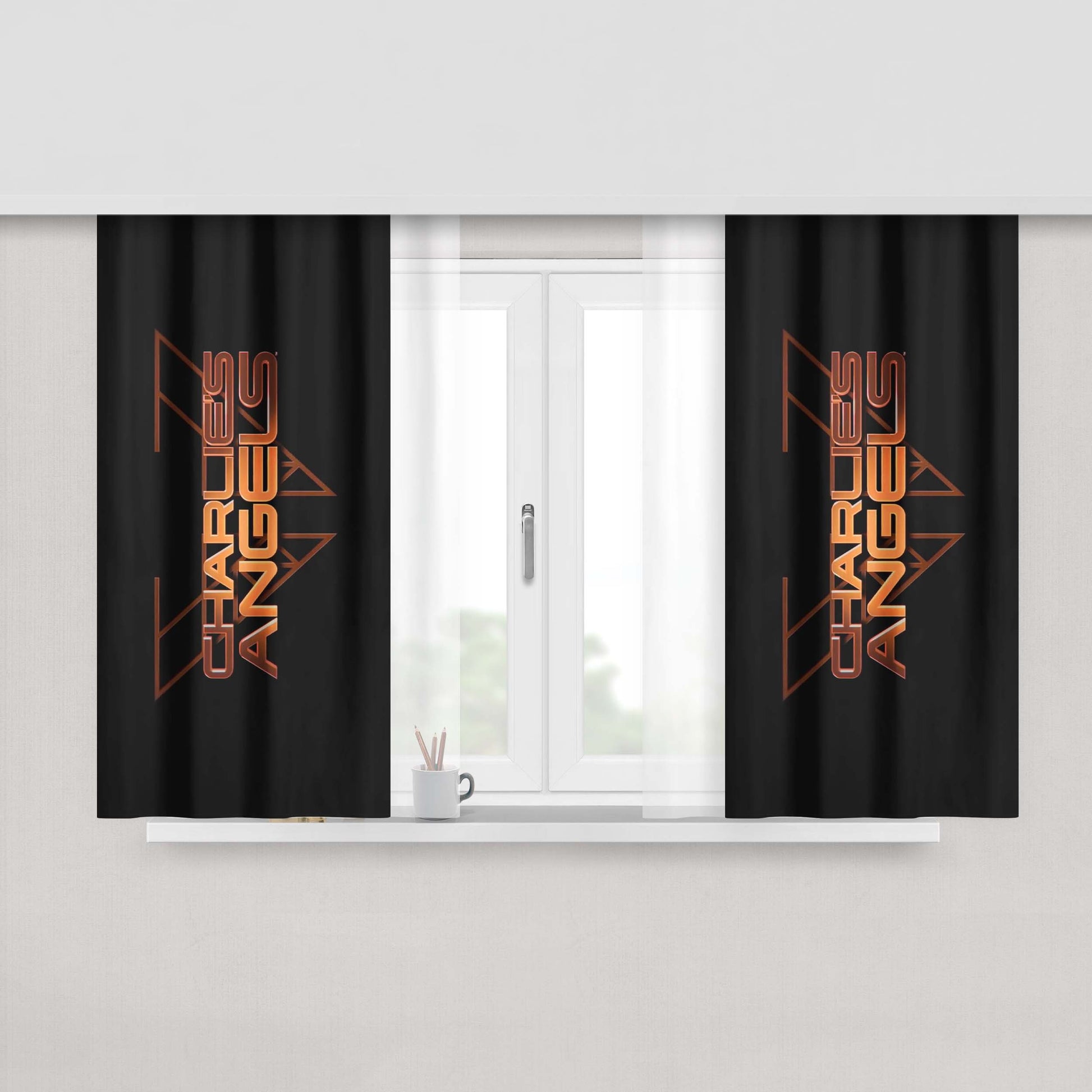 Charlies Angels Movie 2019 Peach Skin Window Curtains