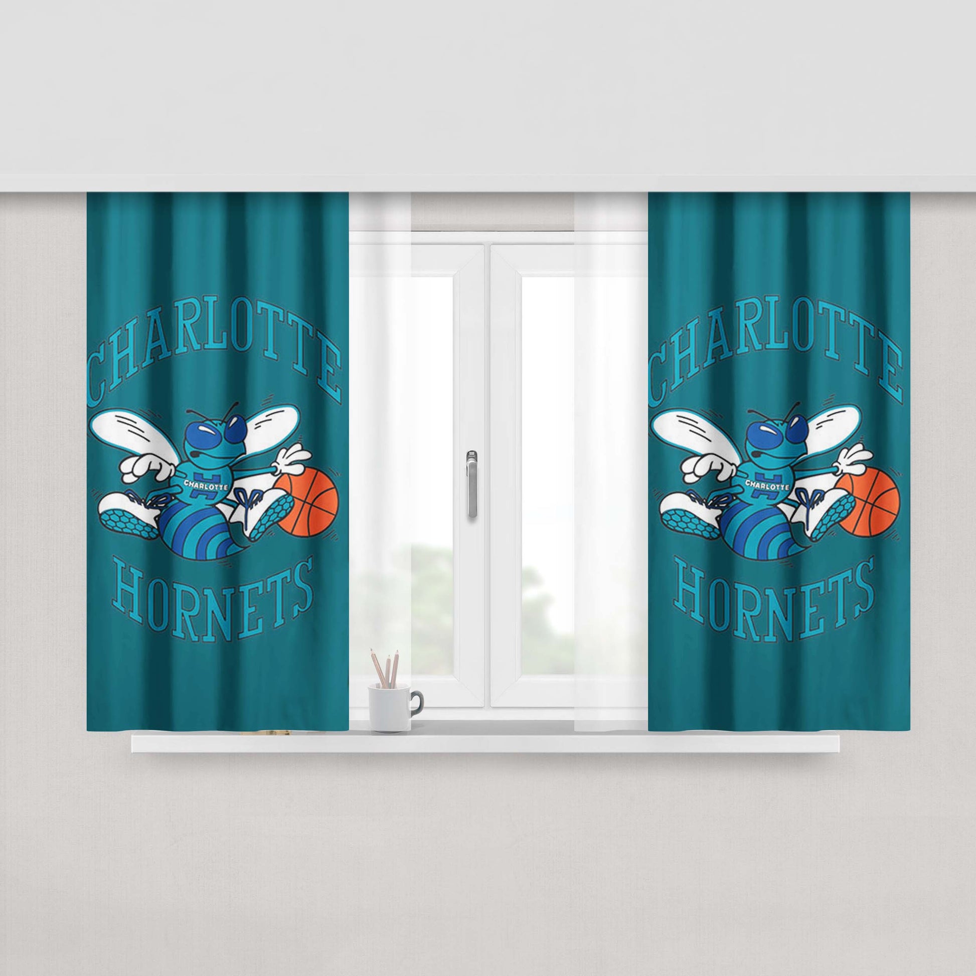 Charlote Peach Skin Window Curtains
