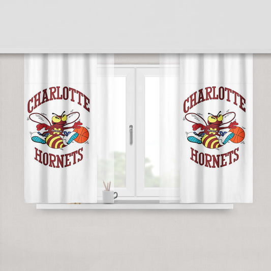 Charlotte Hornets Dwm Peach Skin Window Curtains
