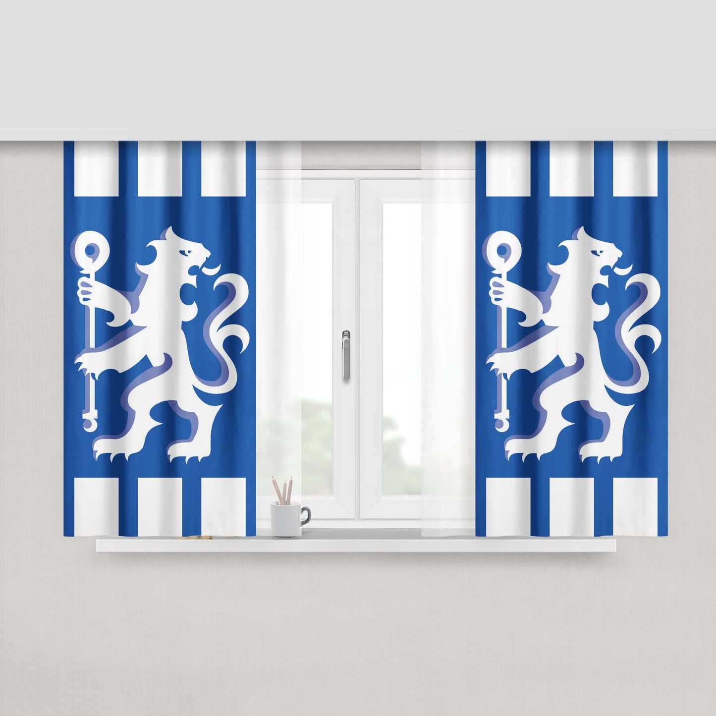 Chealsea Mascot Peach Skin Window Curtains