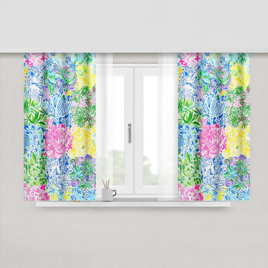 Cheers To 60 Years With New Lilly Pulitzer Peach Skin Window Curtains