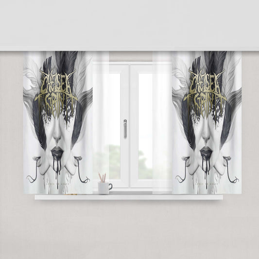 Chelsea Grin Peach Skin Window Curtains