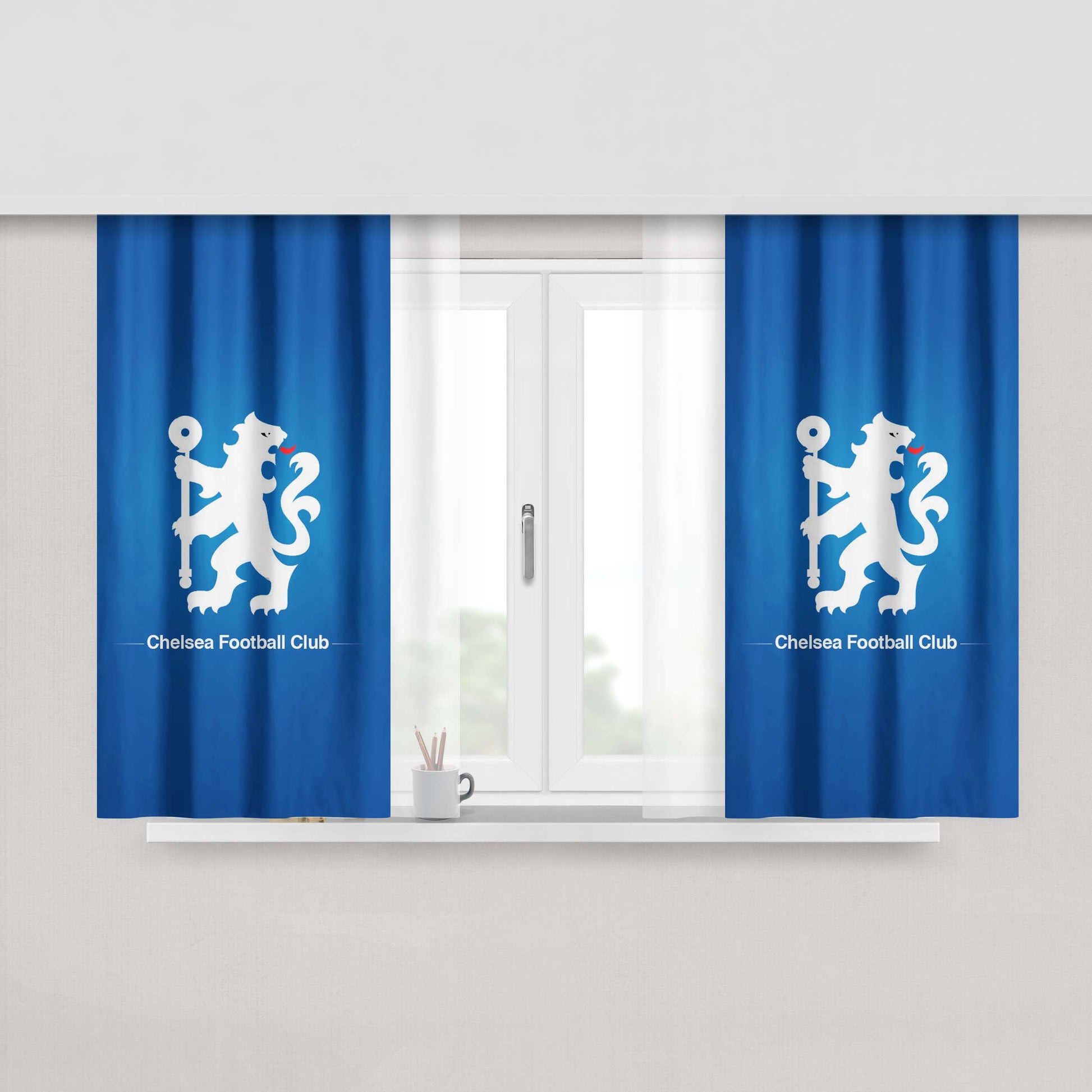 Chelsea Peach Skin Window Curtains