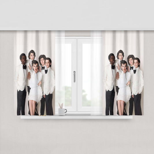 Chicos De Stranger Th Peach Skin Window Curtains