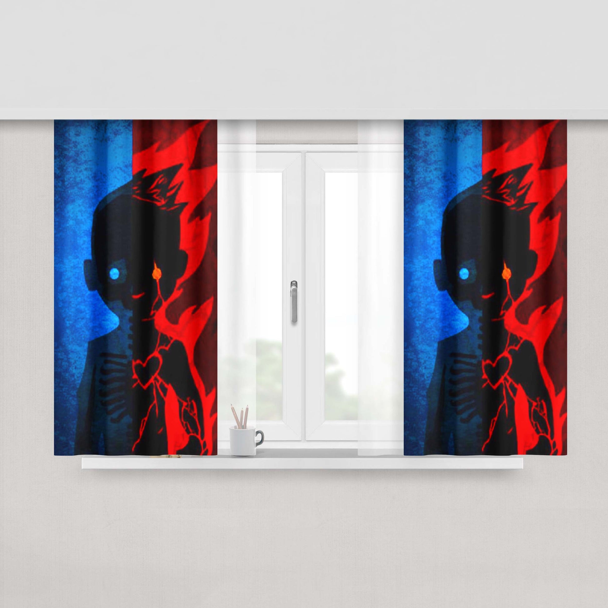 Child'S Play Chucky Reboot Peach Skin Window Curtains